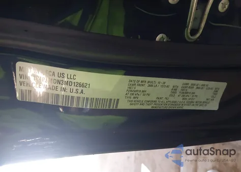 2021 Jeep Cherokee High Altitude 4X4 из США, поврежденный, VIN 1C4PJMDN3MD126621